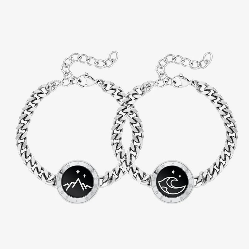Smart Touch Bracelets for Couples