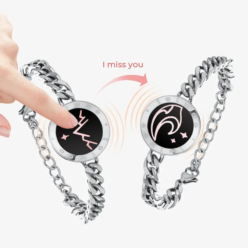 Smart Touch Bracelets for Couples
