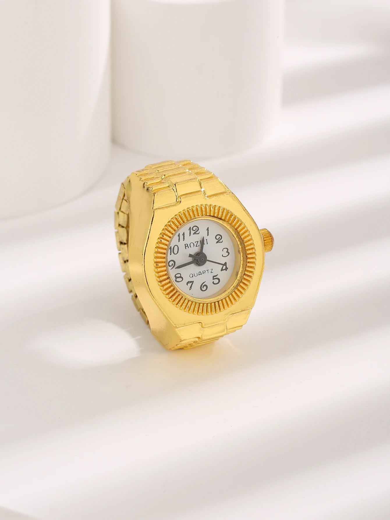 Mini Vintage Finger Ring Watch | Creative Quartz Fashion Couple Accessories