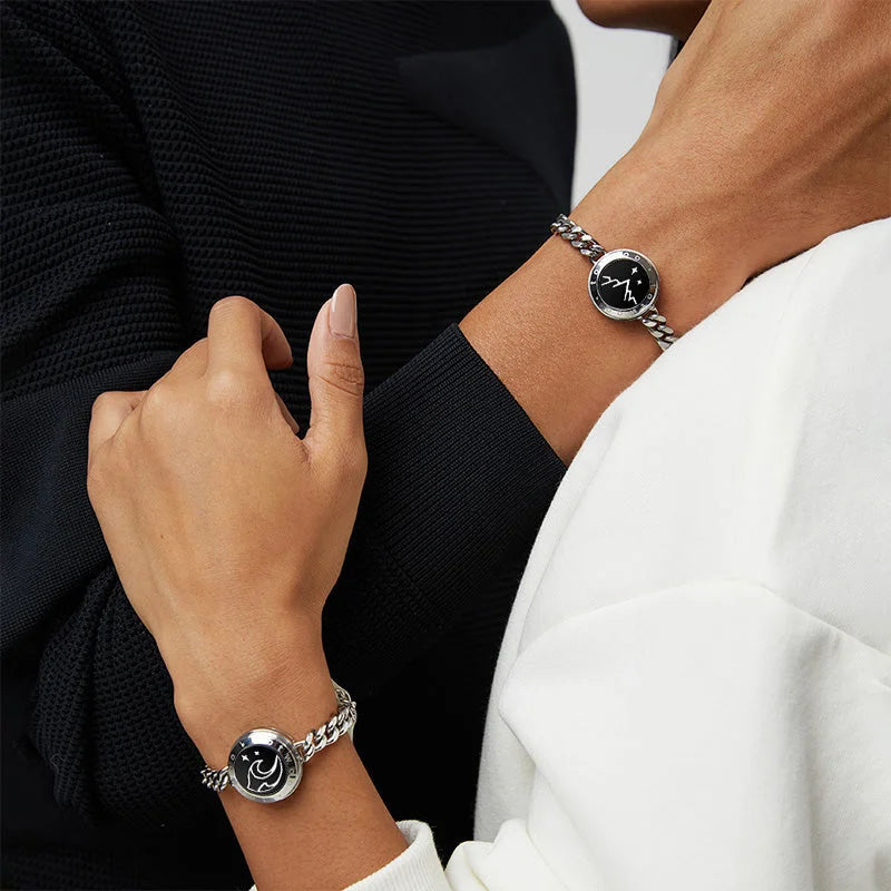 Smart Touch Bracelets for Couples